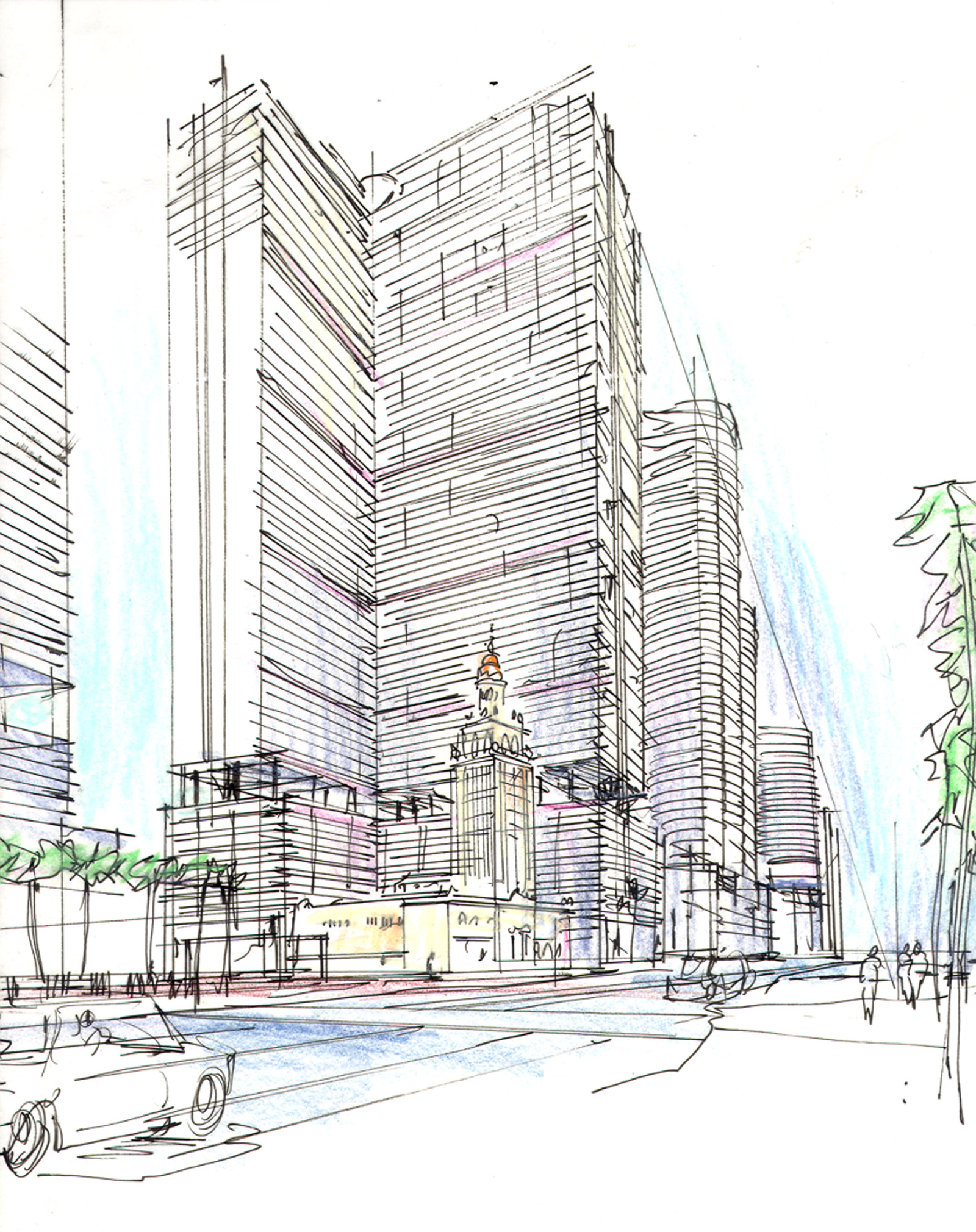 Urban Design Context Study - Freedom Tower, Miami (McGinty, Boulder, CO)